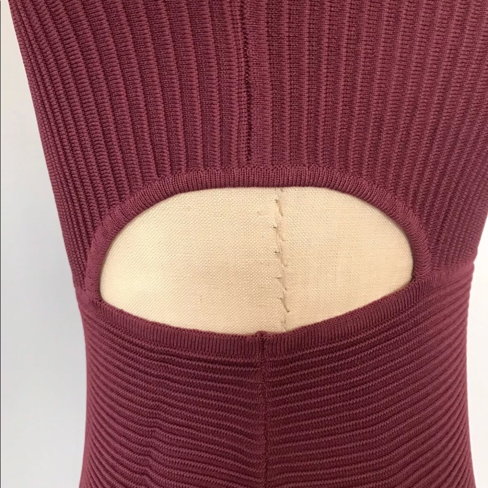 NWT Tart Collections Ribbed Bodycon Cutout Dress - Picture 5 of 7